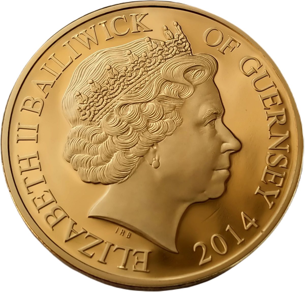 Guernsey 50 Pence - Elizabeth II Diamond Jubilee obverse
