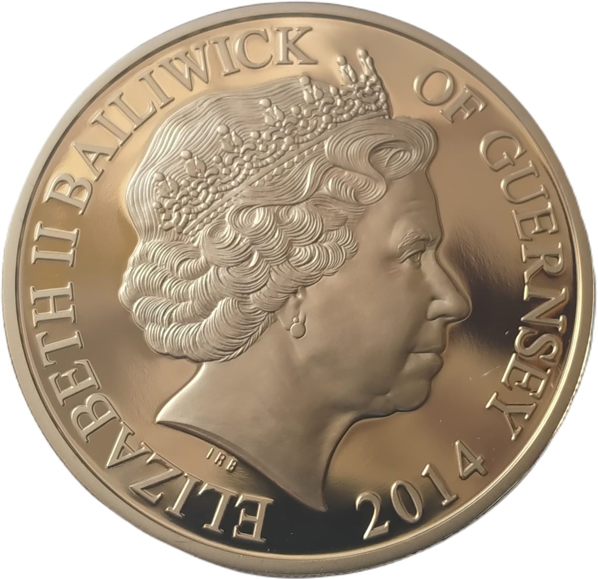 Guernsey 50 Pence - Elizabeth II Concorde obverse