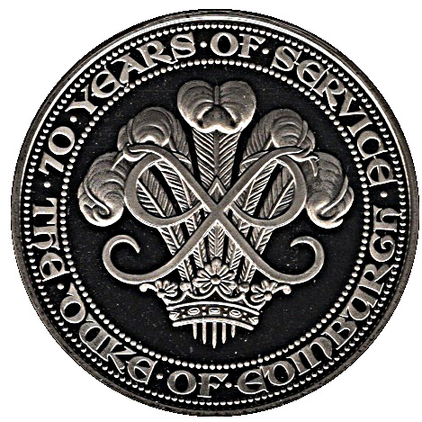 Isle of Man 1 Crown - Elizabeth II Duke of Edinburgh