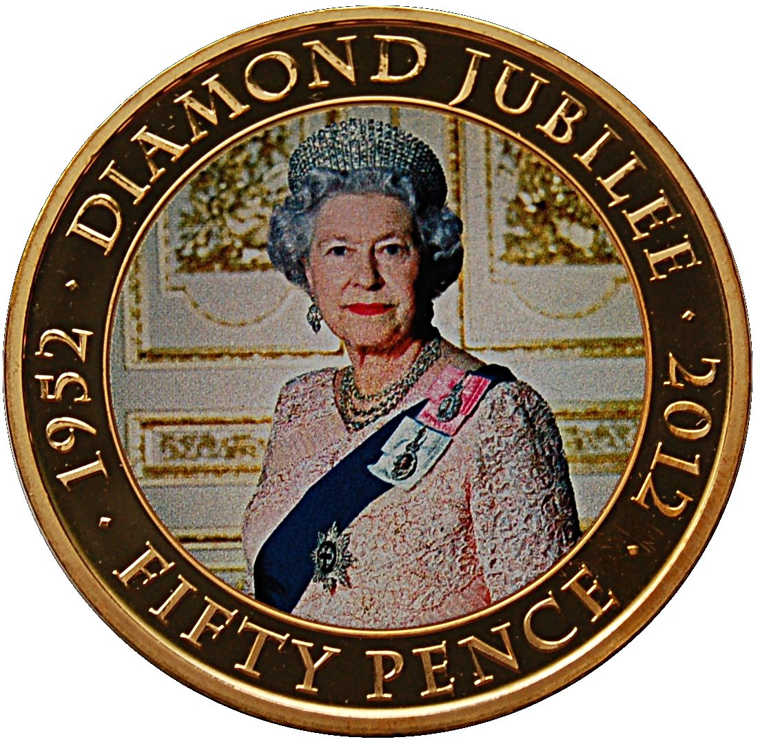 Guernsey 50 Pence - Elizabeth II Diamond Jubilee