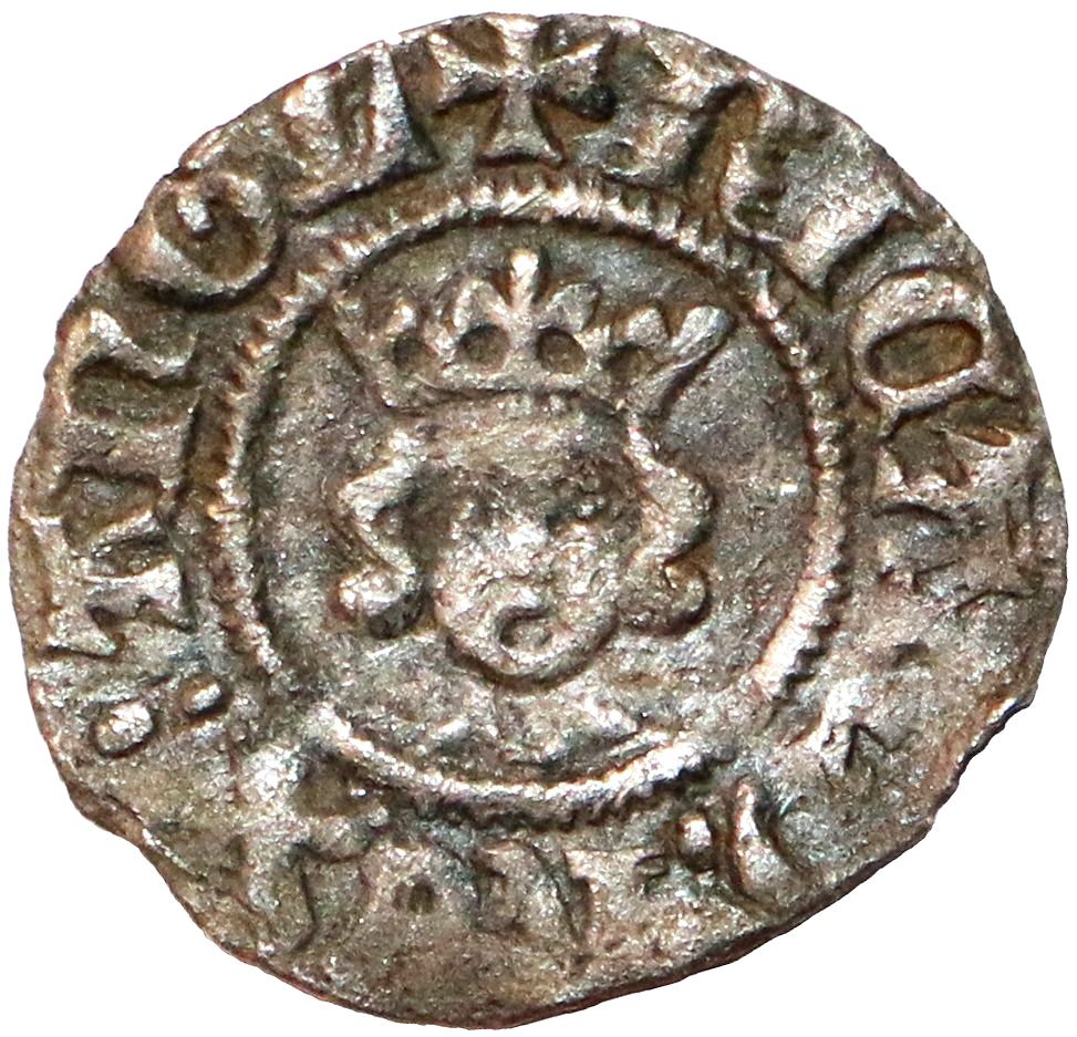 ½ Penny - Richard II Intermediate style obverse