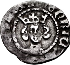 ½ Penny - Henry IV Heavy coinage obverse