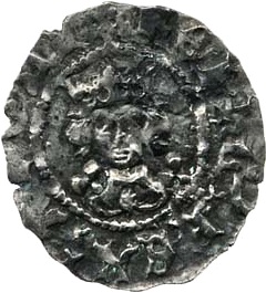 ½ Penny - Henry VI 1st reign; Trefoil issue obverse