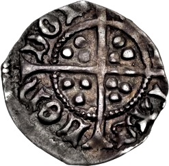 ½ Penny - Edward IV 1st reign; Light coinage