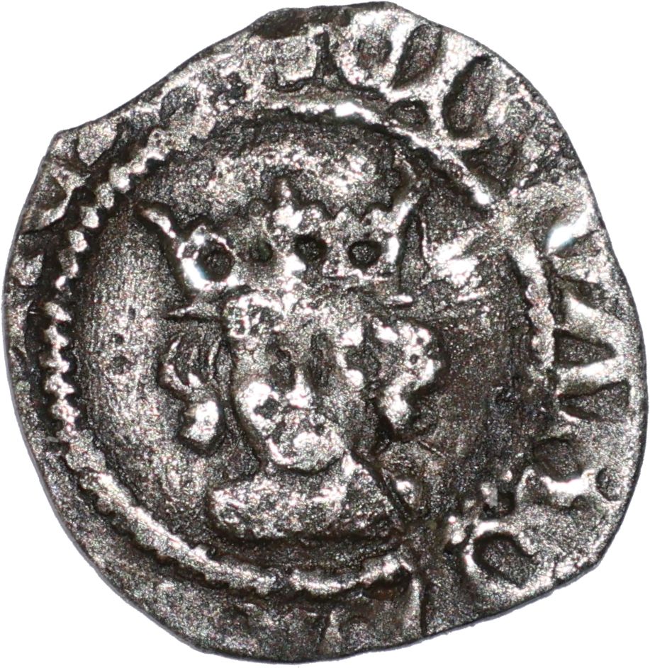 ½ Penny - Edward IV 2nd reign obverse