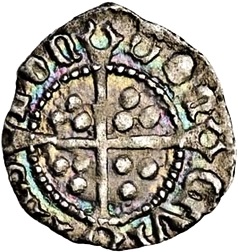 ½ Penny - Henry VIII 1st coinage