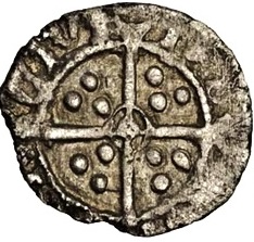 ½ Penny - Henry VIII 3rd coinage
