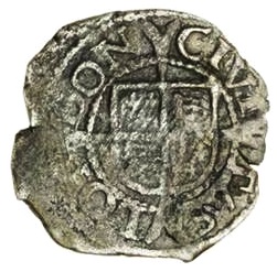 ½ Penny - Edward VI 3rd period; base issue