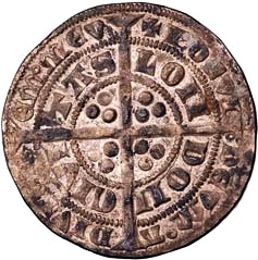 1 Groat - Edward III 4th issue; Pre-treaty period, series G