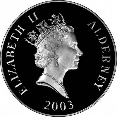 Alderney 50 Pounds - Elizabeth II Prince William obverse