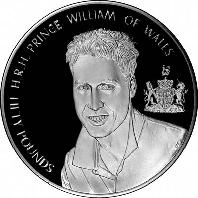 Alderney 50 Pounds - Elizabeth II Prince William