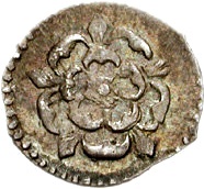 ½ Penny - James I 3rd coinage; no mintmark obverse
