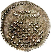 ½ Penny - James I 3rd coinage; no mintmark