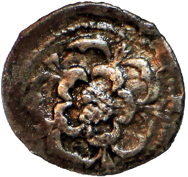 ½ Penny - Charles I Tower obverse