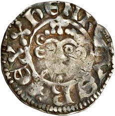 1 Penny - Henry III Short Cross type; class 8a obverse