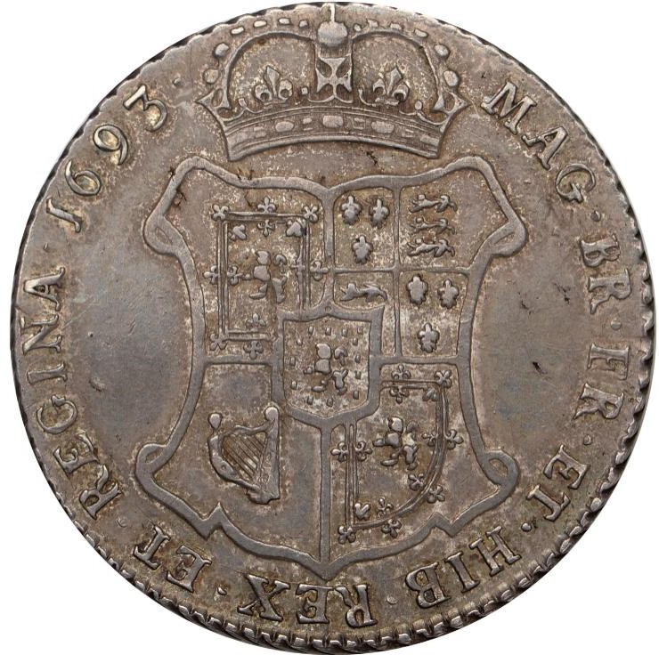 Scotland 20 Shillings - William and Mary reverse