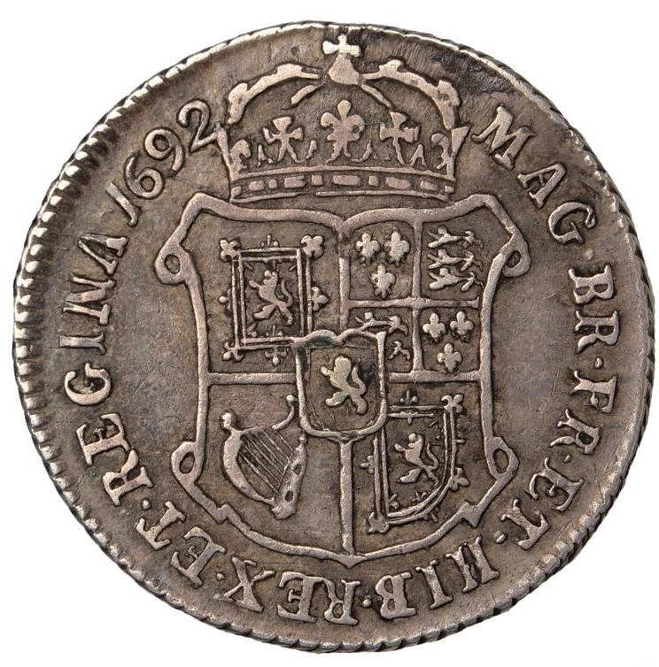 Scotland 10 Shillings - William and Mary reverse