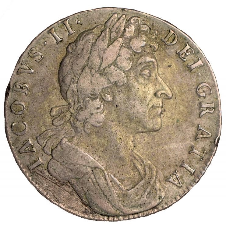 Scotland 40 Shillings - James VII obverse