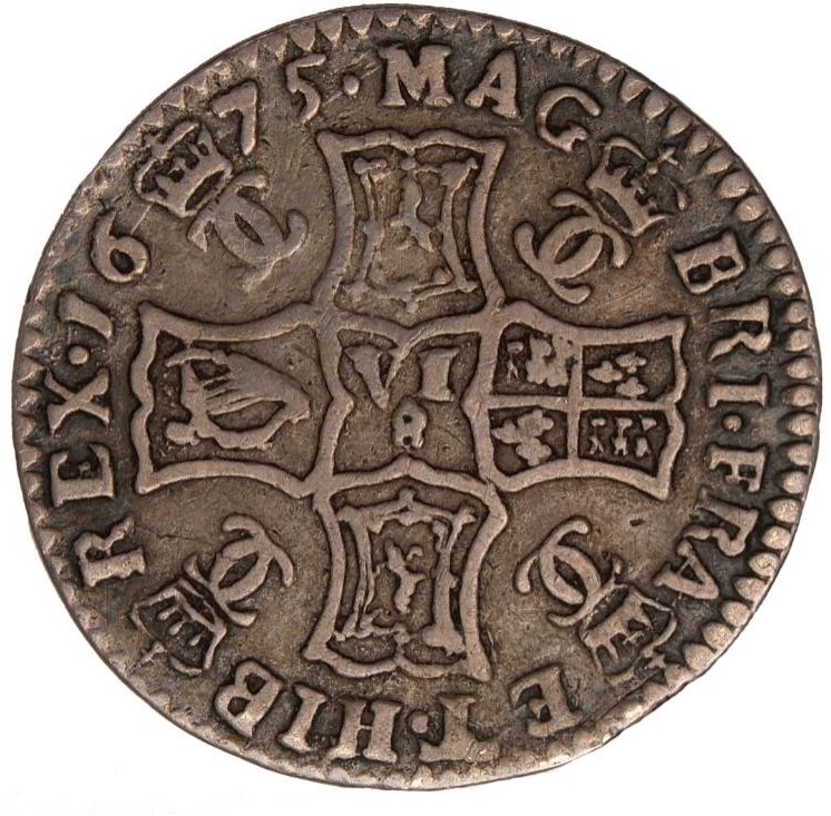 Scotland ½ Merk - Charles II 1st Coinage, Type IV