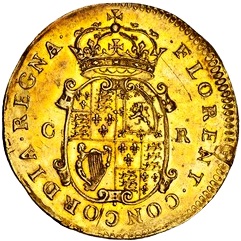 Double Crown - Charles II 2nd Issue reverse