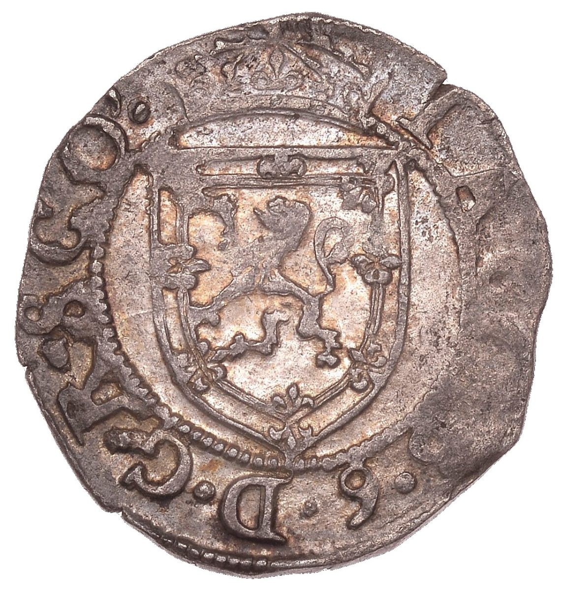 Scotland 1 Plack - James VI obverse
