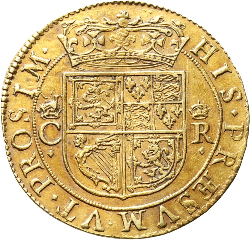 Scotland 1 Unit - Charles I 3rd Coinage, 1st Issue