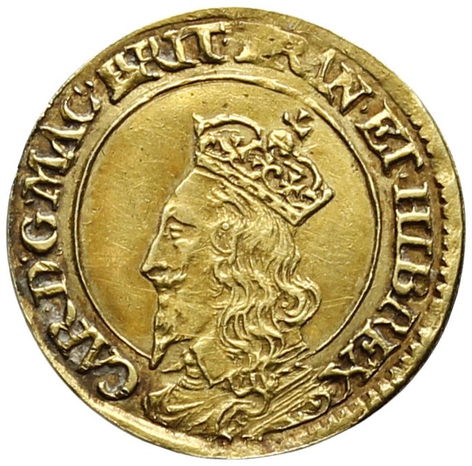 Scotland 1 Britain Halfcrown - Charles I 3rd Coinage, 1st Issue obverse