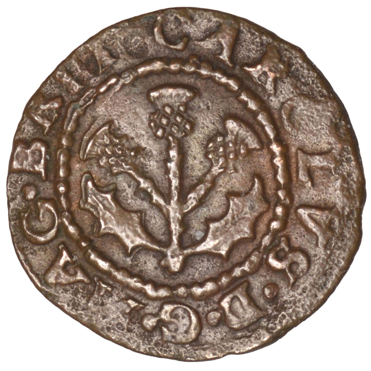 Scotland 1 Penny - Charles I Coinage of 1629 obverse