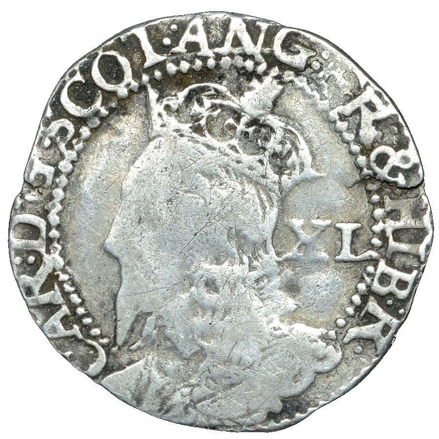 Scotland 40 Pence - Charles I 2nd Coinage obverse