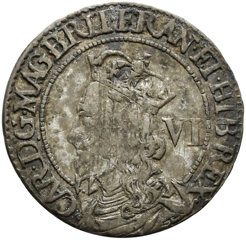 Scotland 6 Shillings - Charles I 3rd Coinage, 3rd Issue obverse