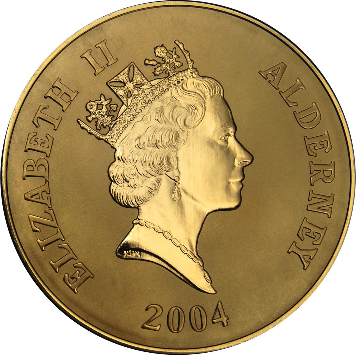 Alderney 1000 Pounds - Elizabeth II D-Day obverse