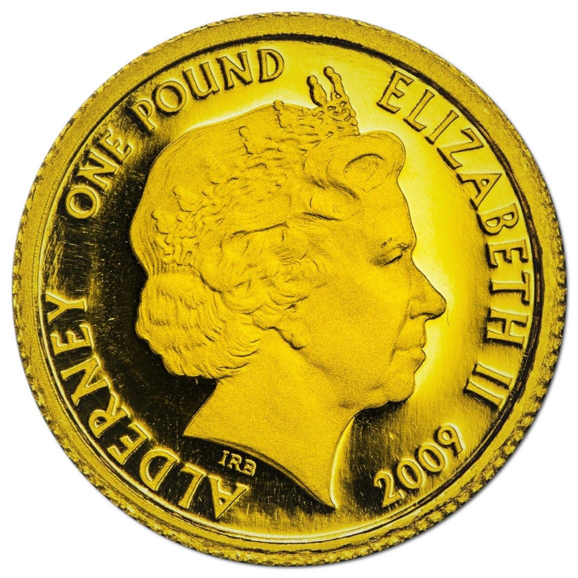 Alderney 1 Pound - Elizabeth II Mini obverse