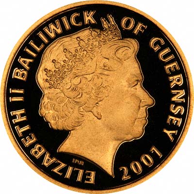 Guernsey 25 Pounds - Elizabeth II Victoria obverse
