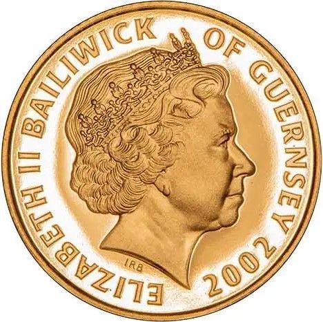 Guernsey 25 Pounds - Elizabeth II Duke of Wellington obverse