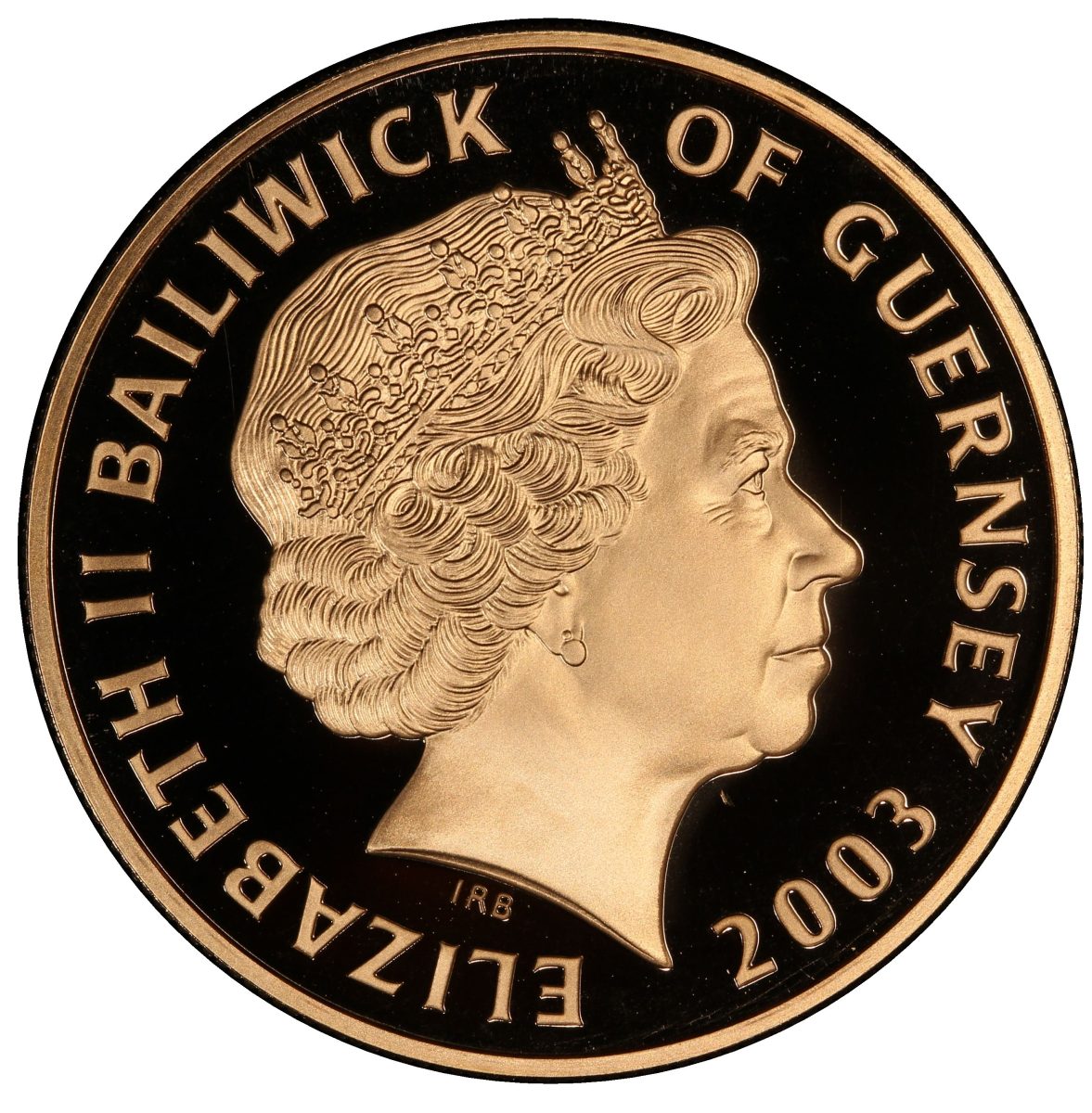Guernsey 5 Pounds - Elizabeth II Prince William - Gold obverse