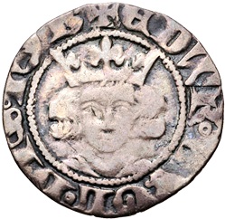 1 Penny - Edward III 3rd coinage; London mint, class 1 obverse