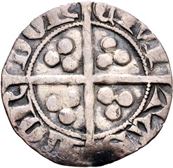 1 Penny - Edward III 3rd coinage; London mint, class 1
