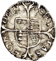 1 Penny - Elizabeth I 1st issue