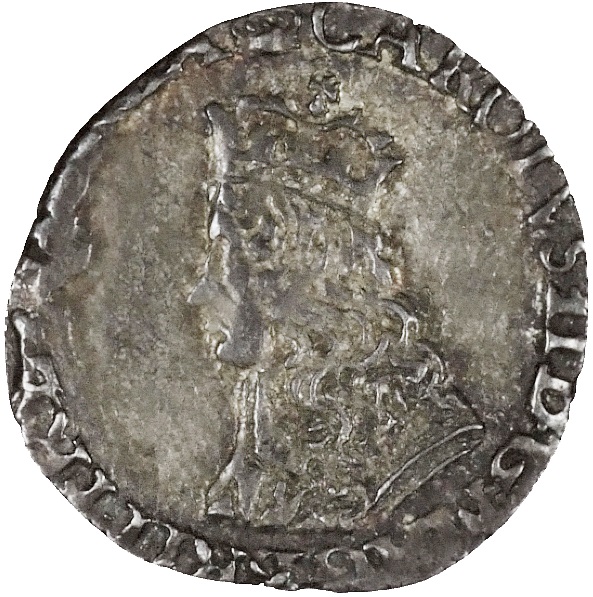 1 Penny - Charles II 1st hammered issue; Crown mintmark obverse