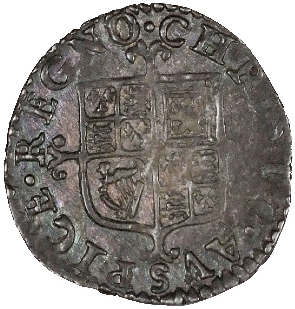 1 Penny - Charles II 1st hammered issue; Crown mintmark