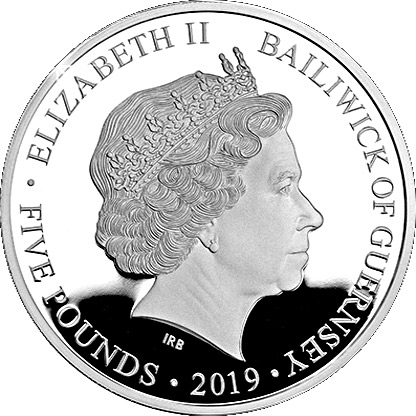 Guernsey 5 Pounds - Elizabeth II Queen Victoria obverse