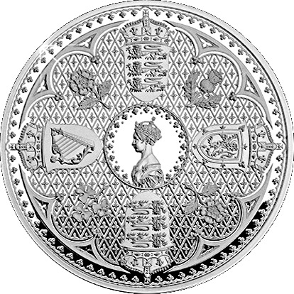 Guernsey 5 Pounds - Elizabeth II Queen Victoria reverse