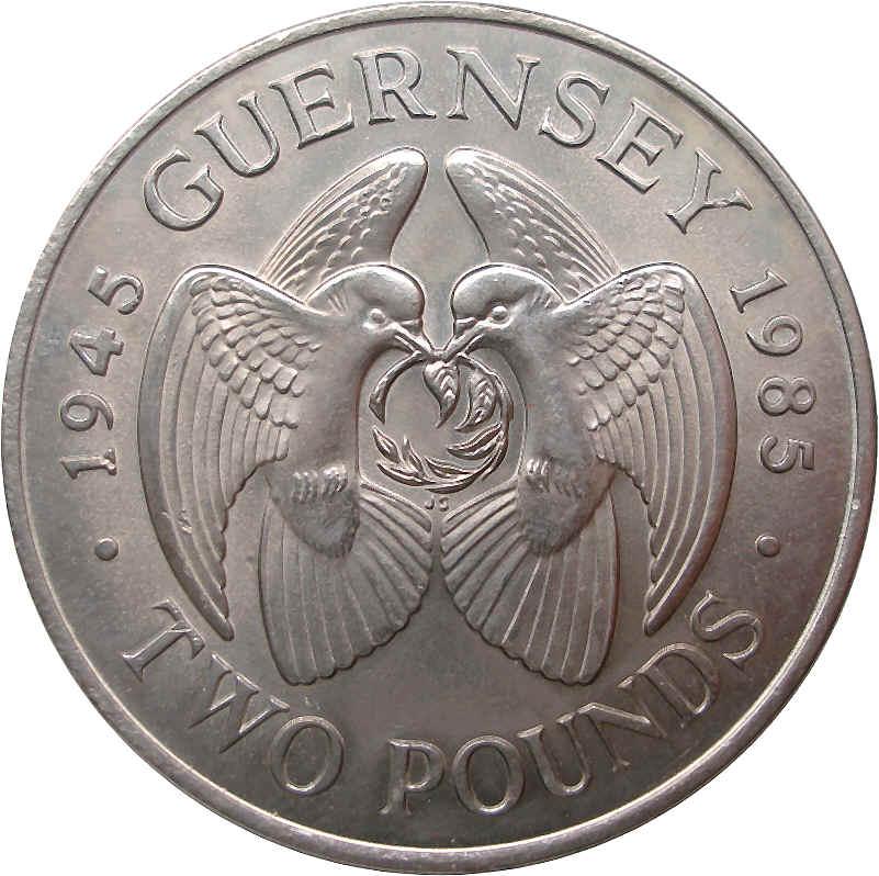 Guernsey 2 Pounds - Elizabeth II Liberation