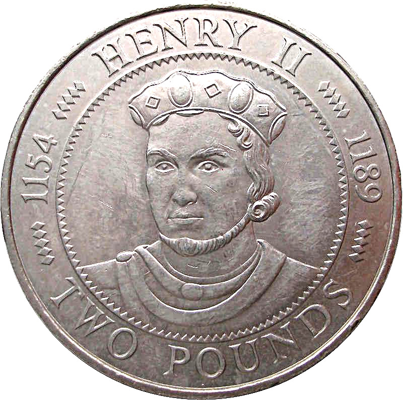 Guernsey 2 Pounds - Elizabeth II King Henry II