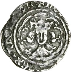 ½ Groat - Henry IV Heavy coinage obverse