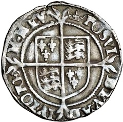 ½ Groat - Elizabeth I 3rd and 4th issues