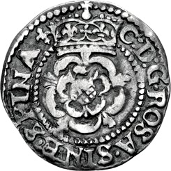 ½ Groat - Charles I Tower; Group A obverse