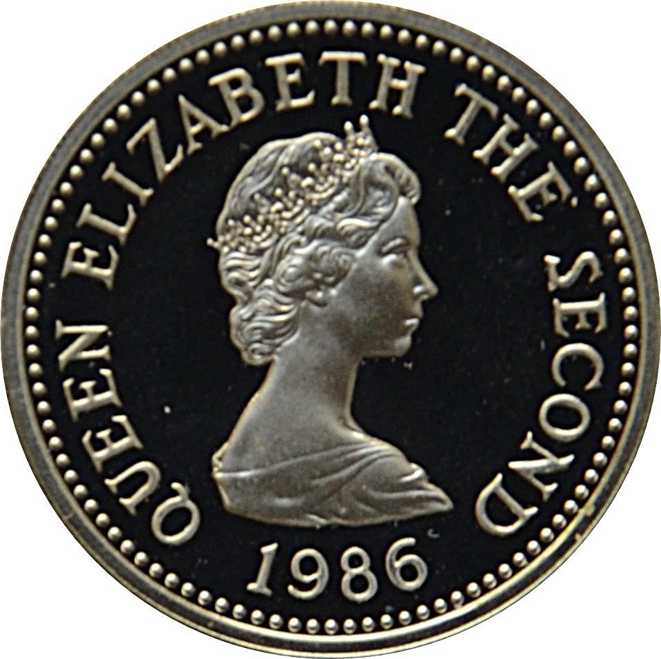 Jersey 1 Pound - Elizabeth II St. Peter; Silver Proof obverse