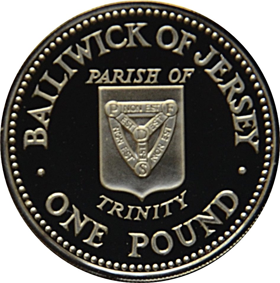 Jersey 1 Pound - Elizabeth II Trinity; Silver Proof