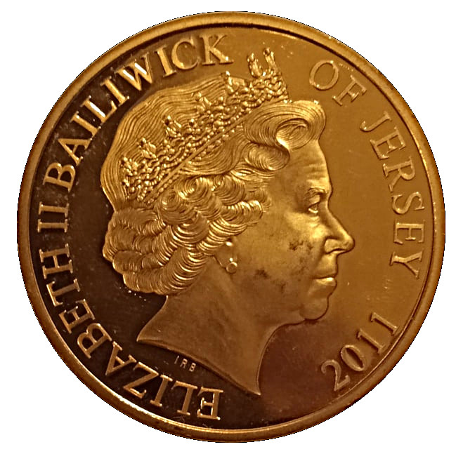 Jersey 50 Pence - Elizabeth II Diamond Jubilee obverse